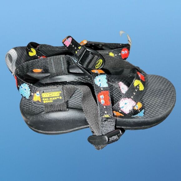 Kid’s Chaco PAC-MAN 80s Arcade Classic Z/Sandals Size Youth 2 Excellent Shape - Picture 4 of 7